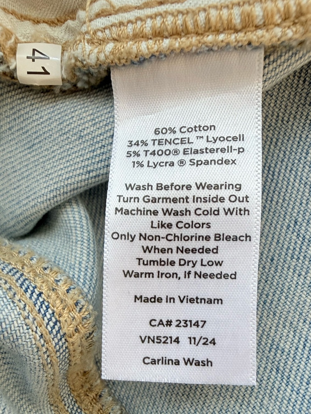 Talbots Relaxed Barrel Jean Denim Ankle Length High Waist Women's 14 Petite. NWT - Picture 13 of 14